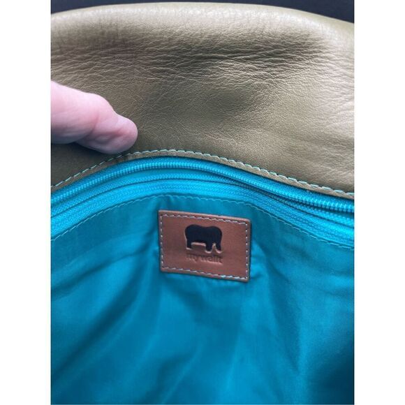 Mywalit Leather Crossbody Travel Bag Multicolored Fall - Picture 7 of 12